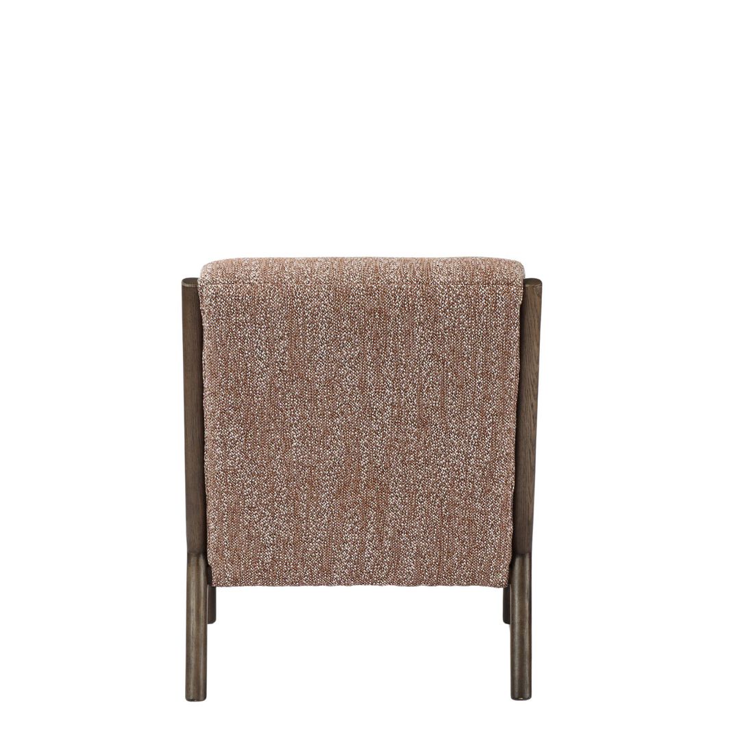 LUCA OCCASIONAL CHAIR FABRIC MULTI WITH DARK OAK FRAME image 3